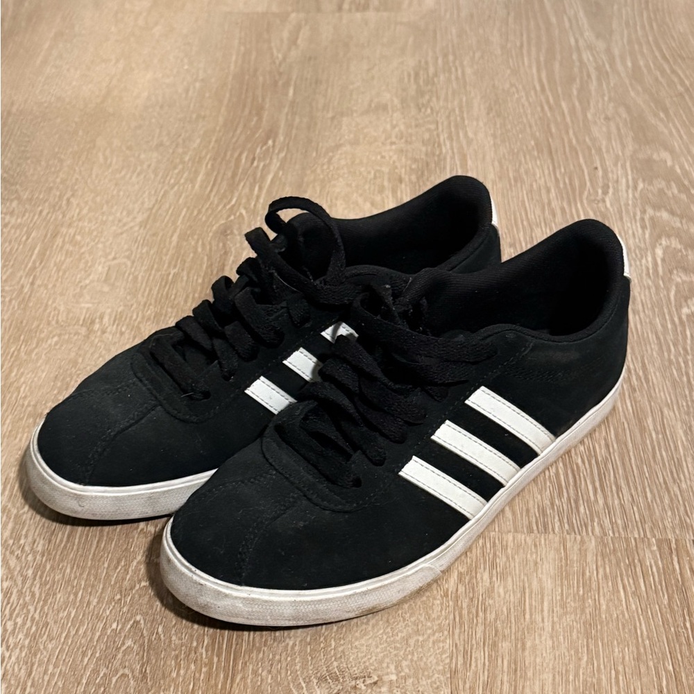 Adidas women’s Black and White Sneakers